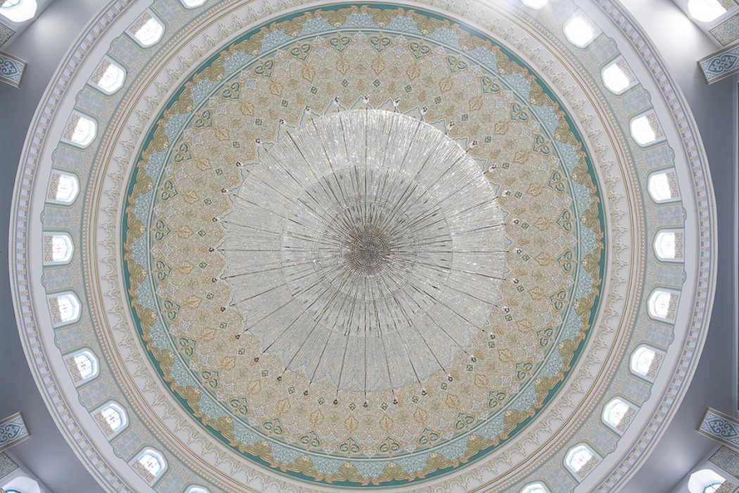 Zentrale Moschee in Astana, Kasachstan.